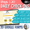 Daily Morning Check Ins Day 1-20