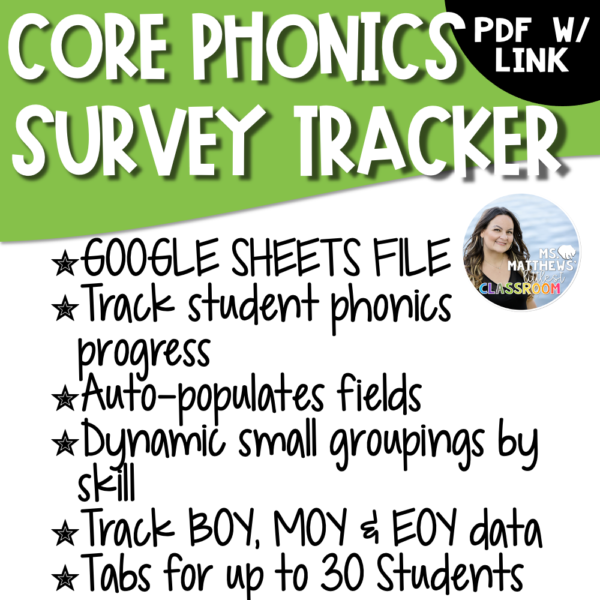 Digital Core Phonics Survey Tracker - Image 2